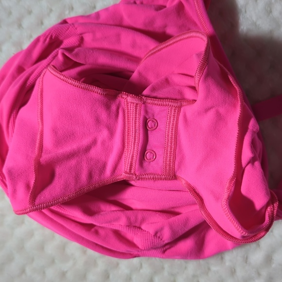 Skims Sculpting Bodysuit Brief With Snaps in Flamingo Pink - Picture 9 of 9